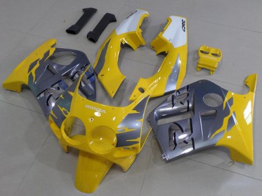 Affordable 1988-1989 Grey Yellow Honda CBR250RR MC19 Motorcycle Fairings Canada