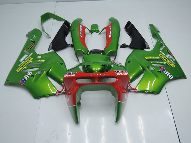 Affordable 1994-1997 Green Red Kawasaki Ninja ZX9R Motorcycle Fairings Canada Affordable 1994-1997 Green Red Kawasaki Ninja ZX9R Motorcycle Fairings Canada