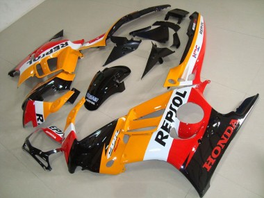 Affordable 1995-1998 Orange Black Red Repsol Honda CBR600 F3 Motorcycle Fairings Canada