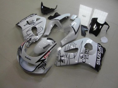 Affordable 1996-2000 White Corona Suzuki GSXR 600 Motorcycle Fairings Canada