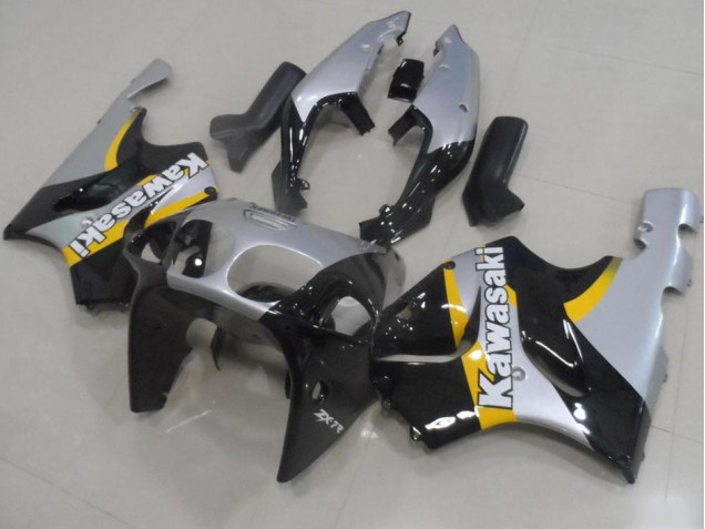 Affordable 1996-2002 Silver and Black Kawasaki Ninja ZX7R Motorcycle Fairings Canada Affordable 1996-2002 Silver and Black Kawasaki Ninja ZX7R Motorcycle Fairings Canada