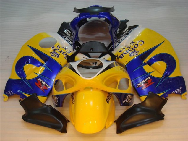 Affordable 1996-2007 Ellow Blue Suzuki GSXR 1300 Hayabusa Motorcycle Fairings Canada Affordable 1996-2007 Ellow Blue Suzuki GSXR 1300 Hayabusa Motorcycle Fairings Canada