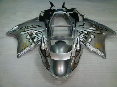Affordable 1996-2007 Flame Silver Grey Honda CBR1100XX Motorcycle Fairings Canada