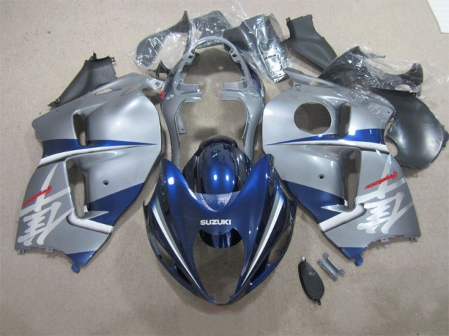Affordable 1996-2007 Silver Blue Suzuki GSXR1300 Hayabusa Motorcycle Fairings Canada Affordable 1996-2007 Silver Blue Suzuki GSXR1300 Hayabusa Motorcycle Fairings Canada