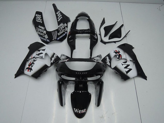 Affordable 1998-1999 Black West Kawasaki Ninja ZX9R Motorcycle Fairings Canada Affordable 1998-1999 Black West Kawasaki Ninja ZX9R Motorcycle Fairings Canada