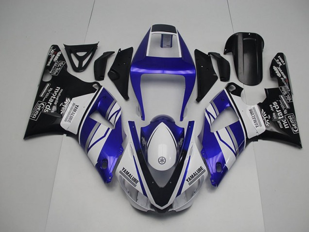 Affordable 1998-1999 Blue White Black Yamaha YZF R1 Motorcycle Fairings Canada