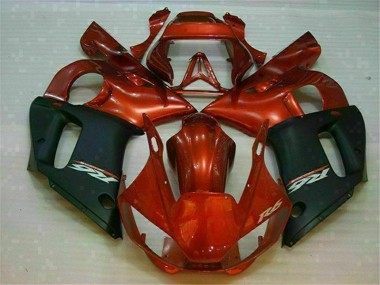 Affordable 1998-2002 Black Brown Yamaha YZF R6 Motorcycle Fairings Canada