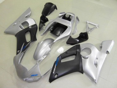 Affordable 1998-2002 Black Silver Yamaha YZF R6 Motorcycle Fairings Canada