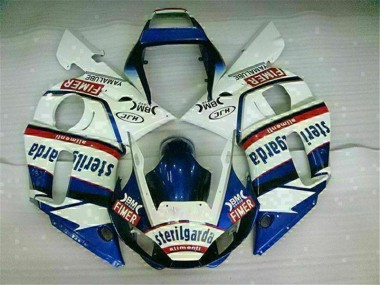 Affordable 1998-2002 Blue White Yamaha YZF R6 Motorcycle Fairings Canada