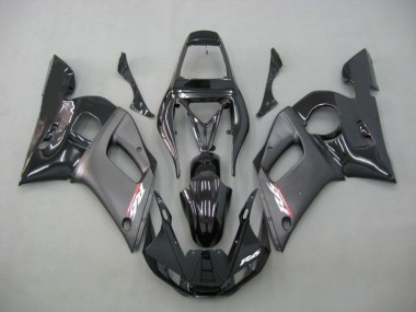 Affordable 1998-2002 Contrast Black Yamaha YZF R6 Motorcycle Fairings Canada