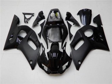Affordable 1998-2002 Glossy Matte Black Yamaha YZF R6 Motorcycle Fairings Canada