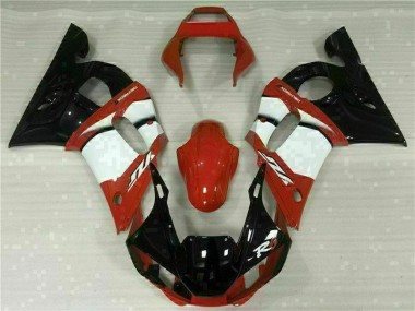 Affordable 1998-2002 Red White Yamaha YZF R6 Motorcycle Fairings Canada