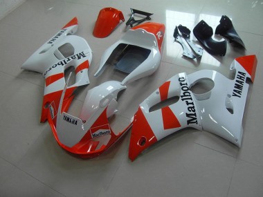 Affordable 1998-2002 White Red Marlboro Yamaha YZF R6 Motorcycle Fairings Canada