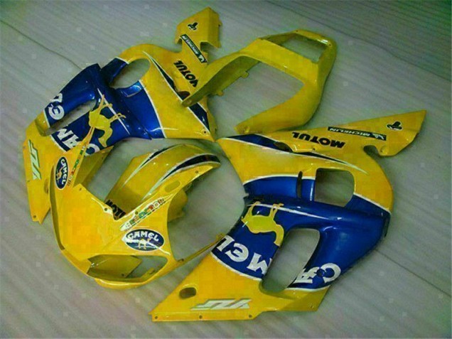 Affordable 1998-2002 Yellow Blue Yamaha YZF R6 Motorcycle Fairings Canada Affordable 1998-2002 Yellow Blue Yamaha YZF R6 Motorcycle Fairings Canada