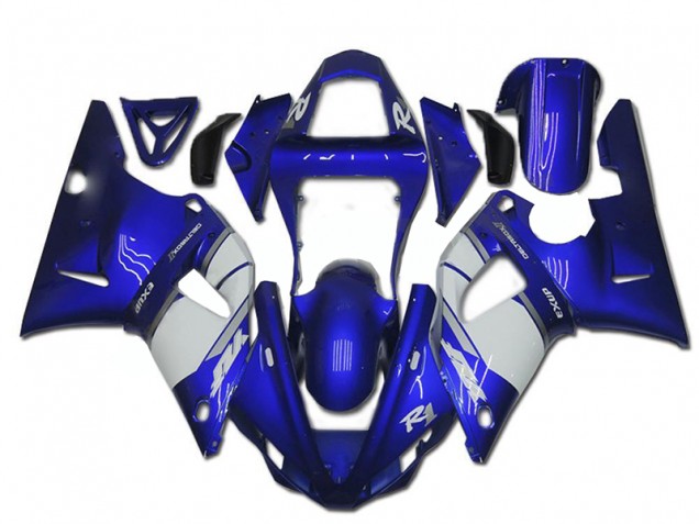 Affordable 2000-2001 Blue White Yamaha YZF R1 Motorcycle Fairings & Bodywork Canada Affordable 2000-2001 Blue White Yamaha YZF R1 Motorcycle Fairings & Bodywork Canada