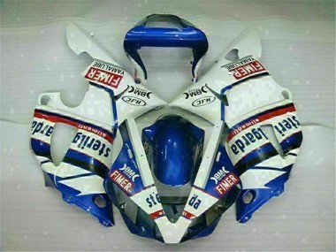 Affordable 2000-2001 Blue White Yamaha YZF R1 Full Fairing Kit Canada