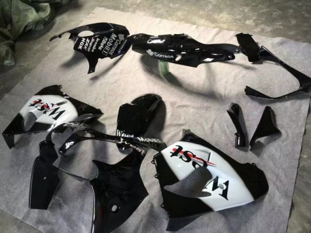 Affordable 2000-2001 Glossy Black White Kawasaki Ninja ZX9R Motorcycle Fairings Canada Affordable 2000-2001 Glossy Black White Kawasaki Ninja ZX9R Motorcycle Fairings Canada