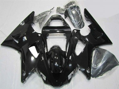 Affordable 2000-2001 Glossy Black Yamaha YZF R1 Motorcycle Fairings Canada