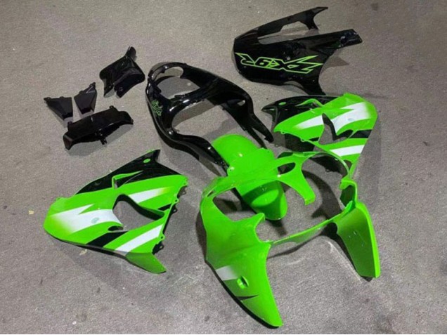 Affordable 2000-2001 Green Glossy Black Kawasaki Ninja ZX9R Motorcycle Fairings Canada Affordable 2000-2001 Green Glossy Black Kawasaki Ninja ZX9R Motorcycle Fairings Canada
