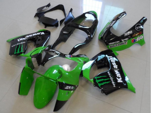 Affordable 2000-2001 Green Monster Kawasaki Ninja ZX9R Motorcycle Fairings Canada Affordable 2000-2001 Green Monster Kawasaki Ninja ZX9R Motorcycle Fairings Canada