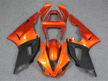 Affordable 2000-2001 Orange Black Yamaha YZF R1 Motorcycle Fairings Canada