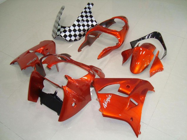 Affordable 2000-2001 Orange Kawasaki Ninja ZX9R Motorcycle Fairings Canada Affordable 2000-2001 Orange Kawasaki Ninja ZX9R Motorcycle Fairings Canada