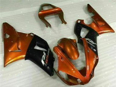Affordable 2000-2001 Orange Yamaha YZF R1 Full Fairing Kit Canada