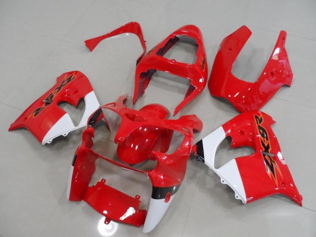 Affordable 2000-2001 Red and White Kawasaki Ninja ZX9R Motorcycle Fairings Canada Affordable 2000-2001 Red and White Kawasaki Ninja ZX9R Motorcycle Fairings Canada