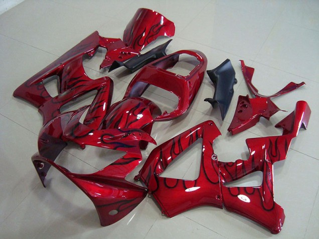 Affordable 2000-2001 Red Black Flame Honda CBR900RR 929 Motorcycle Fairings Canada Affordable 2000-2001 Red Black Flame Honda CBR900RR 929 Motorcycle Fairings Canada