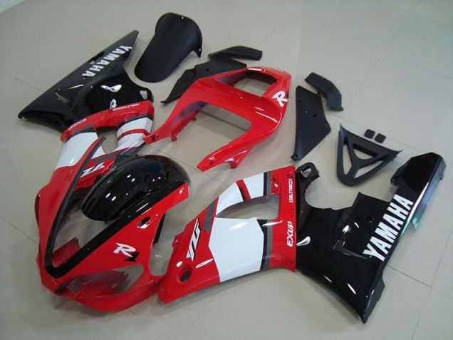 Affordable 2000-2001 Red Black White Yamaha YZF R1 Motorcycle Fairings Canada Affordable 2000-2001 Red Black White Yamaha YZF R1 Motorcycle Fairings Canada