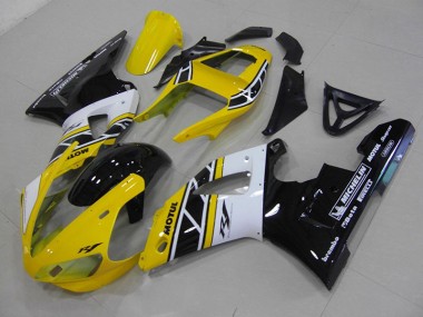 Affordable 2000-2001 Yellow Anniversary Yamaha YZF R1 Motorcycle Fairings Canada