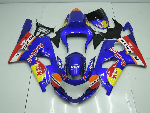 Affordable 2000-2002 Blue Red Bull Suzuki GSXR 1000 Motorcycle Fairings Canada Affordable 2000-2002 Blue Red Bull Suzuki GSXR 1000 Motorcycle Fairings Canada