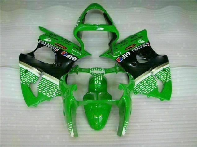 Affordable 2000-2002 Green Black Kawasaki Ninja ZX6R Bodywork & Motorcycle Fairings Canada Affordable 2000-2002 Green Black Kawasaki Ninja ZX6R Bodywork & Motorcycle Fairings Canada