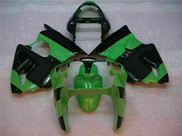 Affordable 2000-2002 Green Black Kawasaki Ninja ZX6R Fairing Kit Canada Affordable 2000-2002 Green Black Kawasaki Ninja ZX6R Fairing Kit Canada