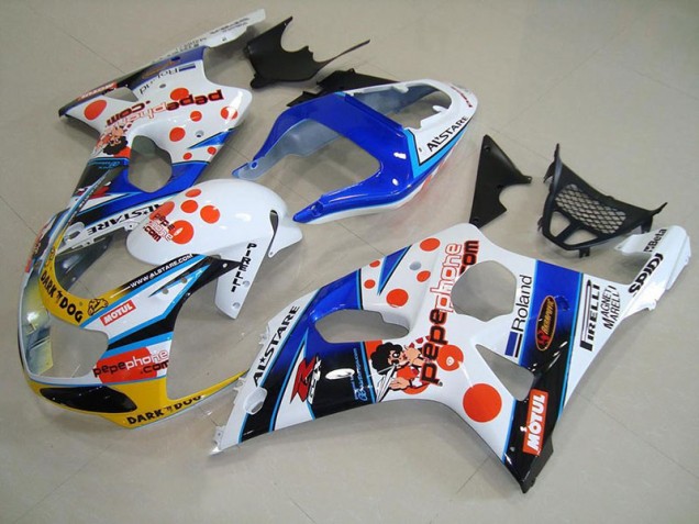 Affordable 2000-2002 Pepe Phone Suzuki GSXR 1000 Motorcycle Fairings Canada Affordable 2000-2002 Pepe Phone Suzuki GSXR 1000 Motorcycle Fairings Canada