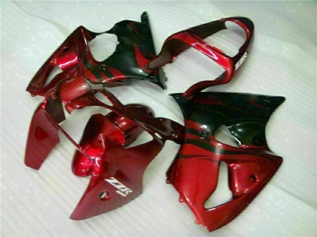 Affordable 2000-2002 Red Black Kawasaki Ninja ZX6R Motorcycle Fairings Canada Affordable 2000-2002 Red Black Kawasaki Ninja ZX6R Motorcycle Fairings Canada