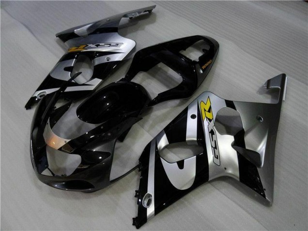 Affordable 2000-2002 Silver Black Suzuki GSXR 1000 Motorcycle Fairings Canada Affordable 2000-2002 Silver Black Suzuki GSXR 1000 Motorcycle Fairings Canada