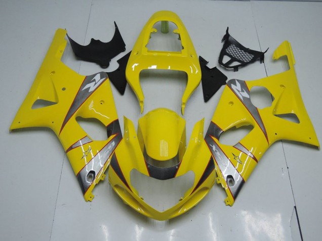 Affordable 2000-2002 Yellow and Grey Suzuki GSXR 1000 Motorcycle Fairings Canada Affordable 2000-2002 Yellow and Grey Suzuki GSXR 1000 Motorcycle Fairings Canada