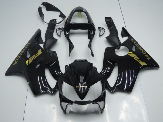 Affordable 2001-2003 Black Gold Honda CBR600 F4I Motorcycle Fairings Canada Affordable 2001-2003 Black Gold Honda CBR600 F4I Motorcycle Fairings Canada