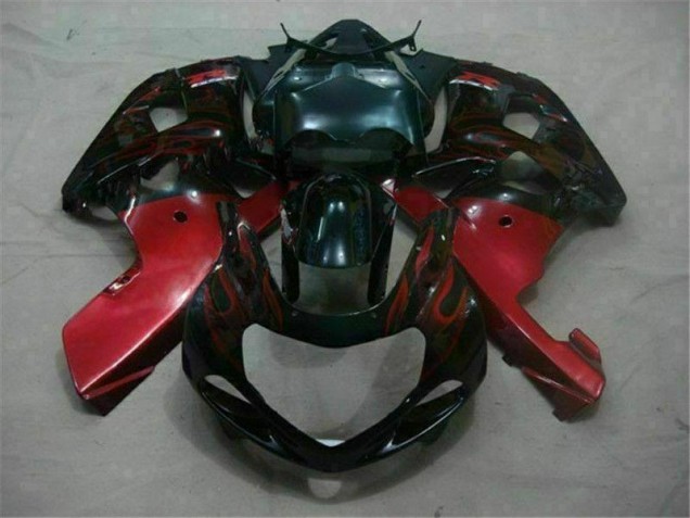 Affordable 2001-2003 Black Red Suzuki GSXR 600/750 Motorcycle Fairings Canada Affordable 2001-2003 Black Red Suzuki GSXR 600/750 Motorcycle Fairings Canada