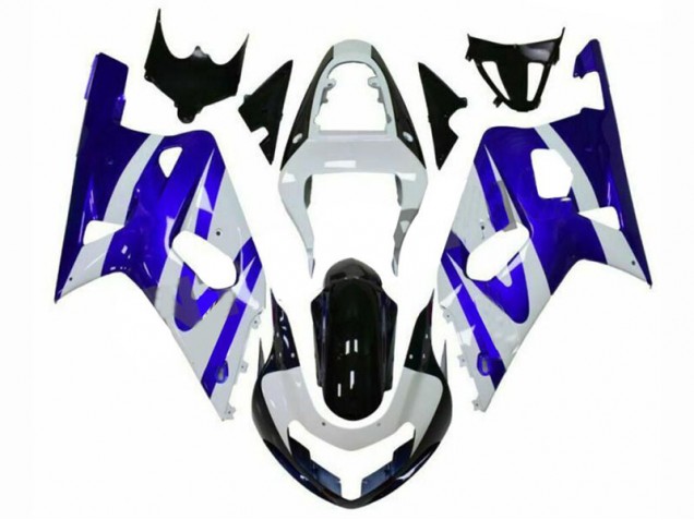 Affordable 2001-2003 Blue White Suzuki GSXR 600/750 Motorcycle Fairings Canada Affordable 2001-2003 Blue White Suzuki GSXR 600/750 Motorcycle Fairings Canada