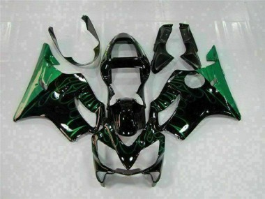 Affordable 2001-2003 Green Honda CBR600 F4i Motorcycle Fairings Canada