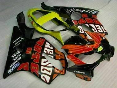Affordable 2001-2003 Orange Black Honda CBR600 F4i Plastics Motorcycle Fairings Canada