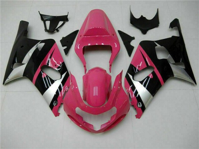 Affordable 2001-2003 Pink Black Suzuki GSXR 600/750 Motorcycle Fairings Canada Affordable 2001-2003 Pink Black Suzuki GSXR 600/750 Motorcycle Fairings Canada