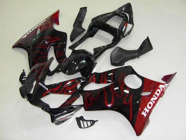 Affordable 2001-2003 Red Flame Honda CBR600 F4I Motorcycle Fairings Canada