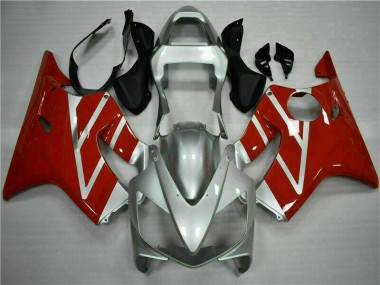 Affordable 2001-2003 Red Silver Honda CBR600 F4i Motorcycle Fairings Canada
