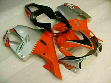 Affordable 2001-2003 Red Silver Honda CBR600 F4i Full Fairing Kit Canada