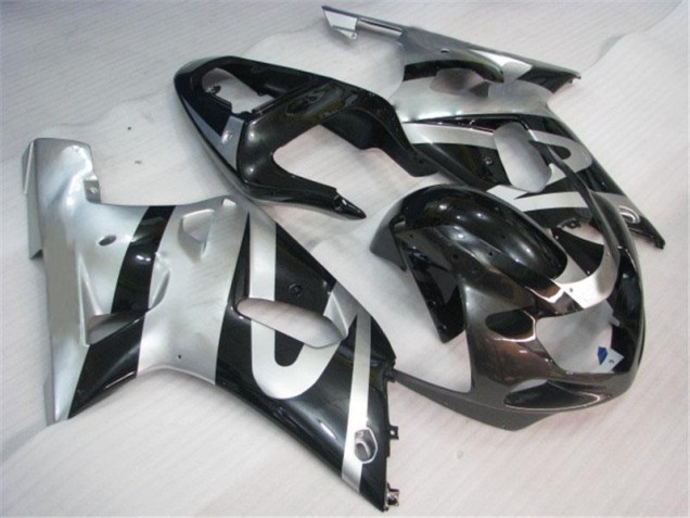 Affordable 2001-2003 Silver Black Suzuki GSXR 600/750 Motorcycle Fairings Canada Affordable 2001-2003 Silver Black Suzuki GSXR 600/750 Motorcycle Fairings Canada