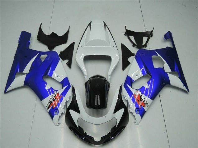 Affordable 2001-2003 White Blue Suzuki GSXR 600/750 Motorcycle Fairings Canada Affordable 2001-2003 White Blue Suzuki GSXR 600/750 Motorcycle Fairings Canada