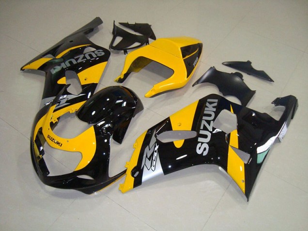 Affordable 2001-2003 Yellow Black Silver Suzuki GSXR750 Motorcycle Fairings Canada Affordable 2001-2003 Yellow Black Silver Suzuki GSXR750 Motorcycle Fairings Canada